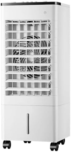 GENERIC Refroidisseur D'air Portable 9L Réservoir 4 Boîtes à Glace 3 Vitesses 15H Minuterie Télécommande Silencieux Réseau D'évaporation Refroidisseur Pour Bureau De Chambre à Coucher