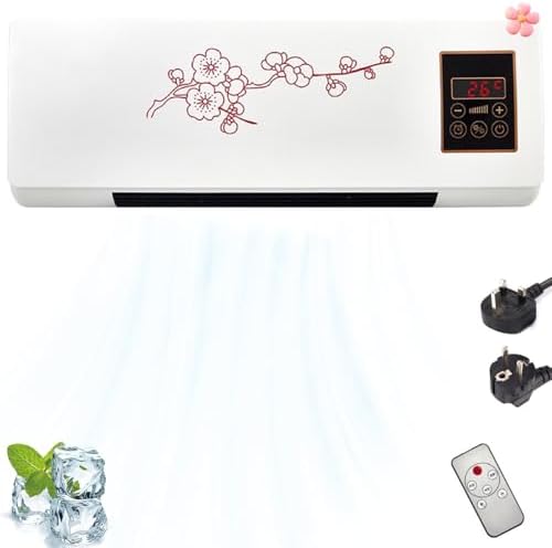 Climatisation Portable Mini-Mur Avec Fonction De Refroidissement Et De Chauffage Silencieux, Rapide, Aucune Installation Requise