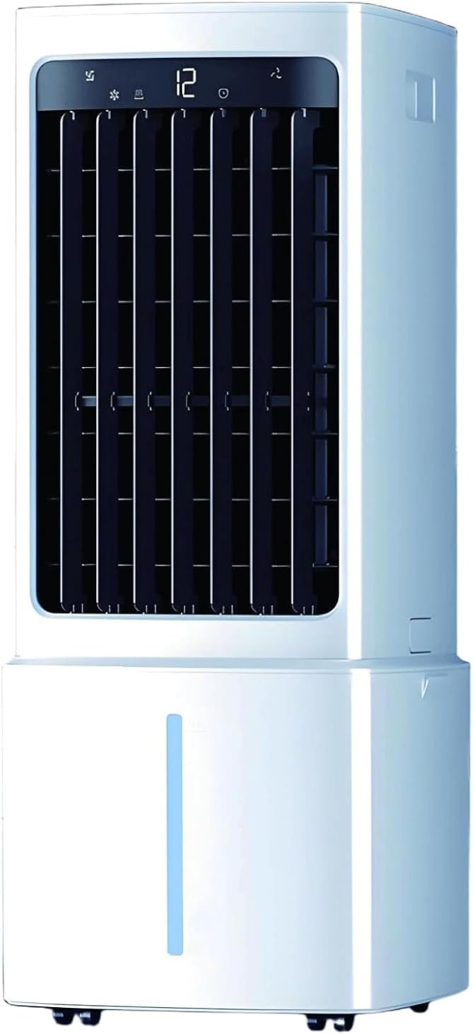 Climatiseur Mobile Silencieux 12L Refroidisseur Par évaporation Économie D'énergie Ventilateur Humidificateur 3 Vitesses 7.5H Minuterie Ventilateur Refroidisseur D'Air Pour Maison Bureau Chambre