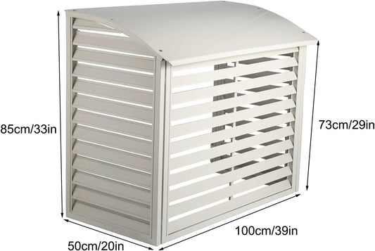 GENERIC Housse De Protection Imperméable Pour Climatiseur Extérieur, 100 X 50 X 85 Cm, Résistante Aux Intempéries Pour Climatisation Et équipement De Piscine, Résistante Aux Intempéries.
