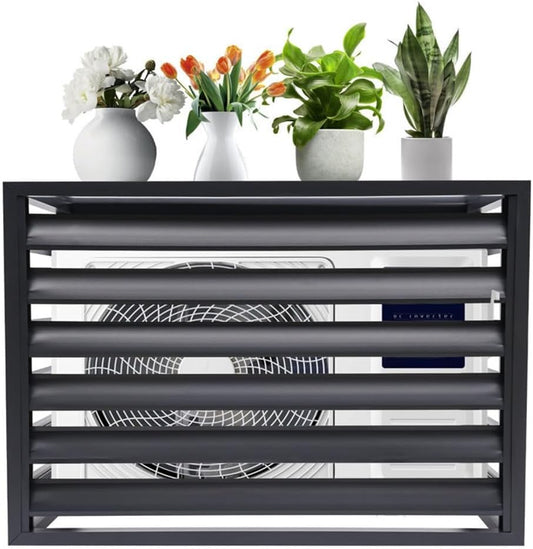 Couvercle De Condensateur CA En Aluminium Résistant Aux Intempéries – Protection Robuste Pour Climatiseurs Extérieurs Divisés