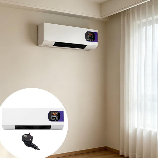 Générique Mini Climatiseur Mural Avec Télécommande - Unité De Refroidissement Portable Pour Chambre à Coucher, Salon Et Bureau - Design Compact
