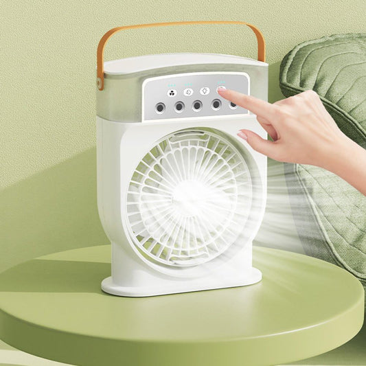Climatiseur Portable, Ventilateur De Bureau Portable Avec 3 Vitesses De Fonctionnement Pour Bureau, Chambre, Dortoir