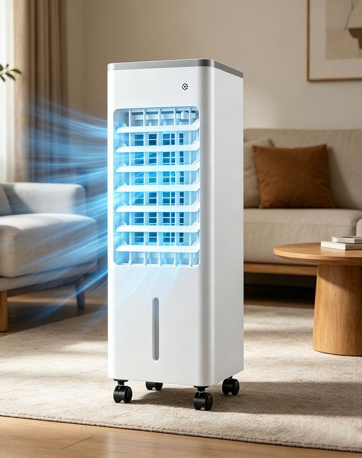 Freshone Climatiseur Sans Tuyau Portable Silent Cooling Unit Energy Class A+ 24H Timer For Bedroom, Office
