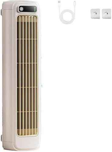  Ventilateur De Refroidisseur D'air Rechargeable USB 3 Vitesses, Unité De Climatisation De Bureau Portable Pour Le Bureau De Chambre à Coucher, Dispositif De Refroidissement Mural Silencieux Avec La Du