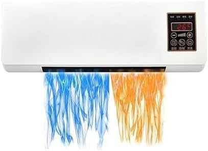  Ventilateur 2 En 1 1800W, Chauffage Frais Avec Télécommande, Portable Et Silencieux Pour La Maison Et Le Bureau, énergie économique