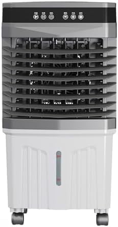 GENERIC 1200CFM Refroidisseur D'air Par évaporation, Refroidisseur De Marais Portable Avec 3 Vitesses Et Minuterie 12H, Ventilateur De Refroidissement Oscillant Automatique Pour Le Garage De Patio De Chambre