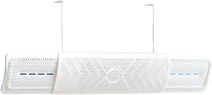  Whychstore Déflecteur De Climatisation Réglable, Pare-brise Mural Pour éviter Le Soufflage Direct, Plastique Rétractable 60-93 Cm, Blanc