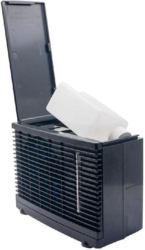  Baceyong Climatiseur De Voiture à 2 Vitesses - Ventilateur De Bureau Portable - 12 V - Climatiseur à Domicile - 2 Vitesses - Ventilateur De Bureau Portable - 12 V