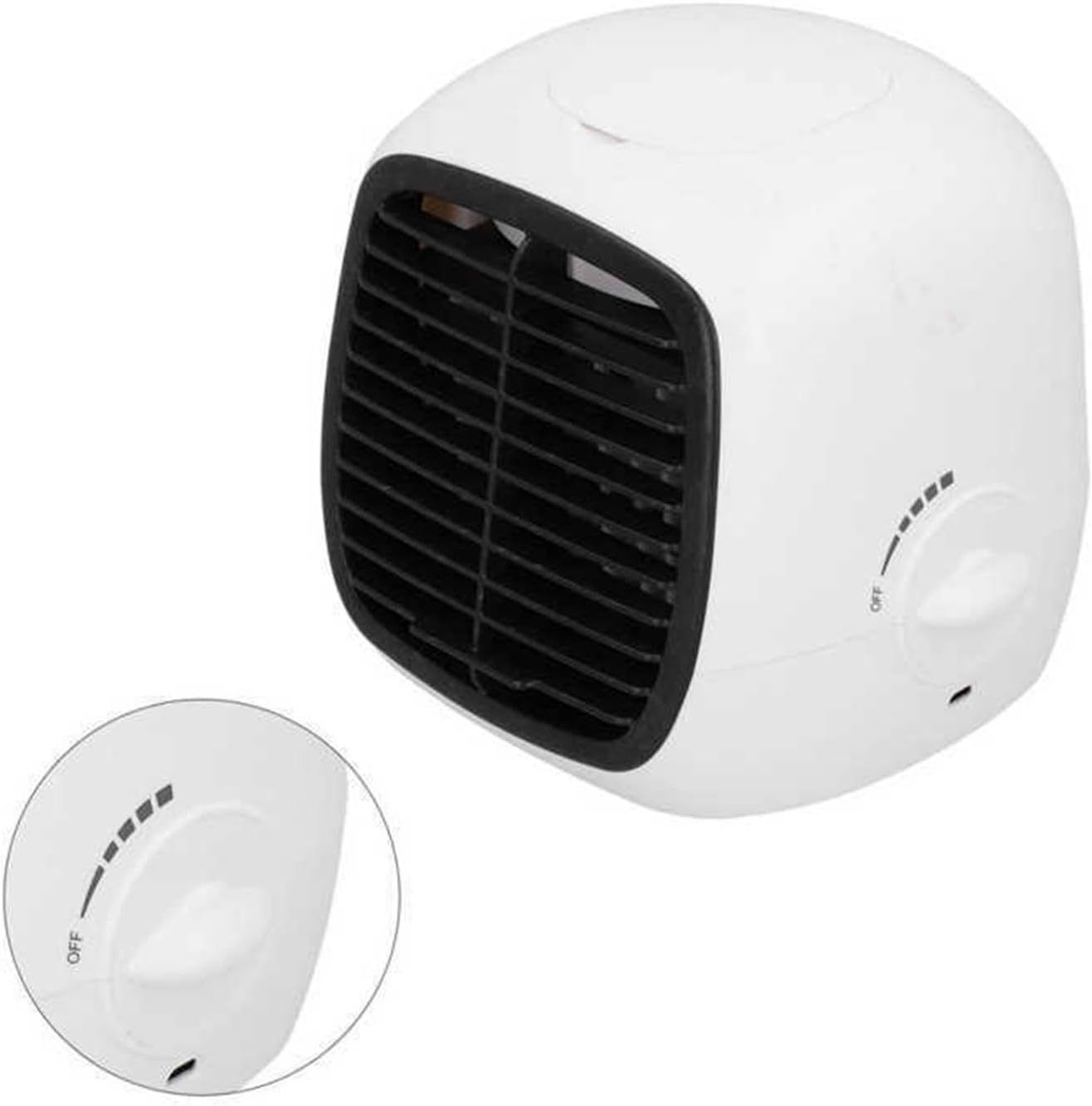  DieffematicKTY Climatiseur Mobile Small Air Cooler Fan Powered Portable Desktop Air Conditioner