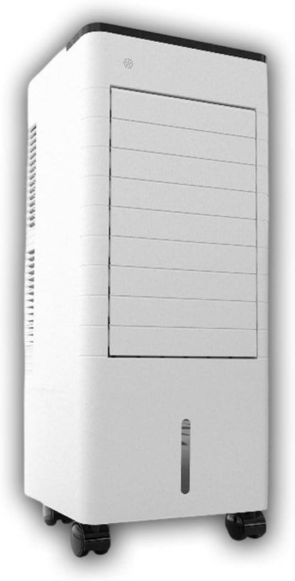  Ventilateur Climatiseur Mobile, Rafraîchisseur D'air à 3 Vitesses, Réservoir D'eau Grande Capacité, Humidification Et Purification, Minuterie 12 Heures, 75 W, Modèle Méca