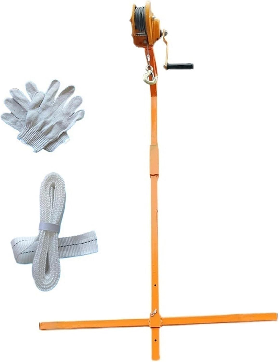  Kit D'outils De Levage Robuste Pour Climatiseurs - Treuil Manuel Et Support D'une Capacité De 300 Kg, équipement D'installation Essentiel Pour Les Professionnels Du CVC,