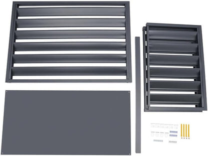  Couvercle De Condensateur CA En Aluminium Résistant Aux Intempéries – Protection Robuste Pour Climatiseurs Extérieurs Divisés