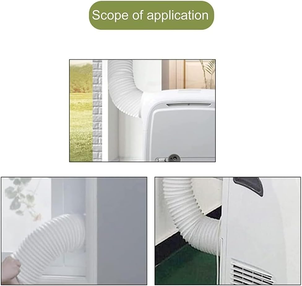  Connecteur De Tuyau D'échappement Pour Climatiseur - Connecteur Rond Mobile Pour Climatiseur Compatible Avec La Plupart Des Climatiseurs Portables (KY-35 15 Cm)