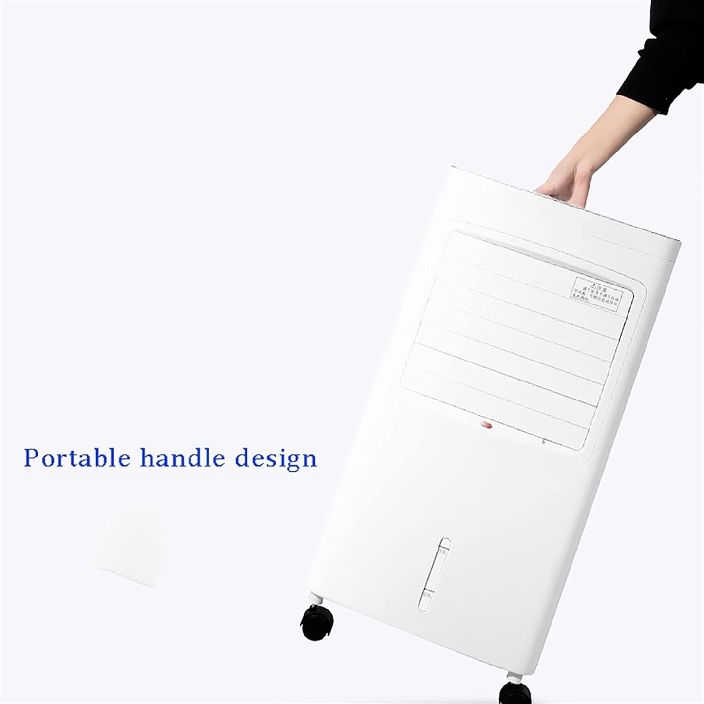  Refroidisseur évaporatif Portable - Unité De Refroidissement Par évaporation Portable Avec Télécommande, Efficace Sur Le Plan énergétique Pour La Maison, Flux D'air Réglable, Conception Légère Et Comp