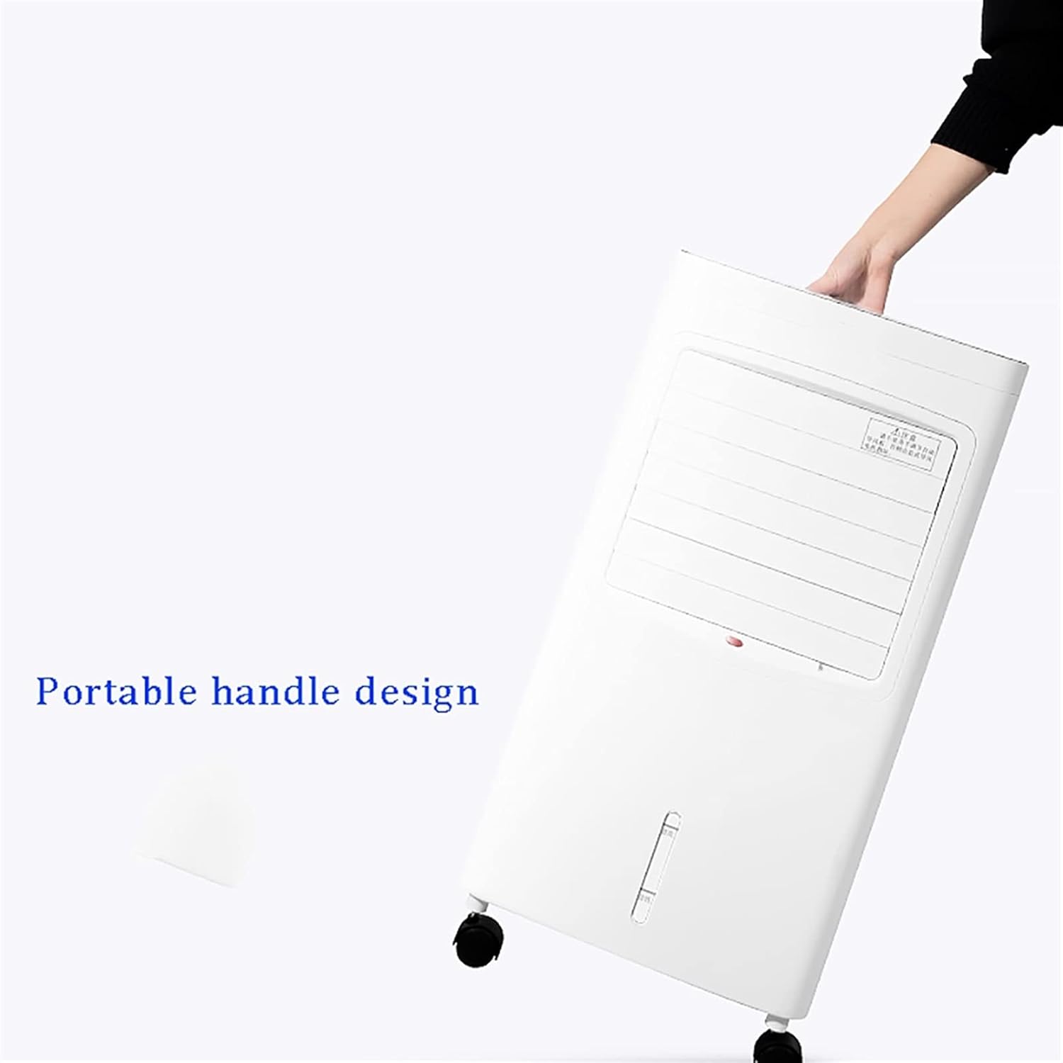  Refroidisseur évaporatif Portable - Unité De Refroidissement Par évaporation Portable Avec Télécommande, Efficace Sur Le Plan énergétique Pour La Maison, Flux D'air Réglable, Conception Légère Et Comp