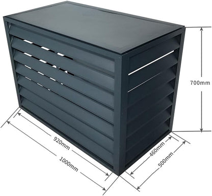  Couvercle De Condensateur CA En Aluminium Résistant Aux Intempéries – Protection Robuste Pour Climatiseurs Extérieurs Divisés