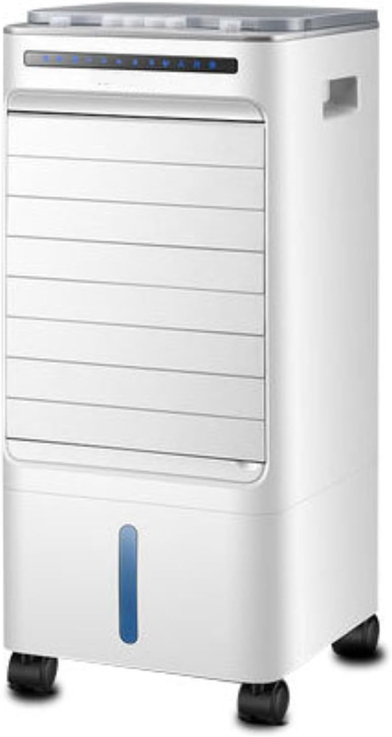  Rafraîchisseur D’Air Compact Smart Climatiseur Mobile Portable Avec 3 Vitesses 60° Oscillation Minuteur 7H,Refroidisseur Par évaporation Utilisation Facile Poignée De Transport Pour Maison