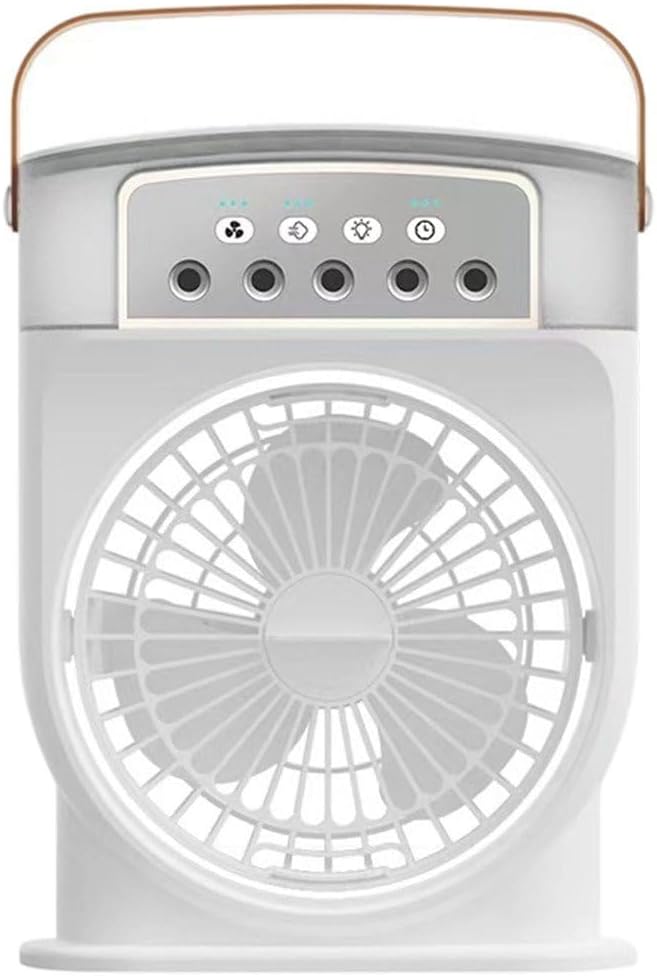  Climatiseur Portable, Ventilateur De Bureau Portable Avec 3 Vitesses De Fonctionnement Pour Bureau, Chambre, Dortoir
