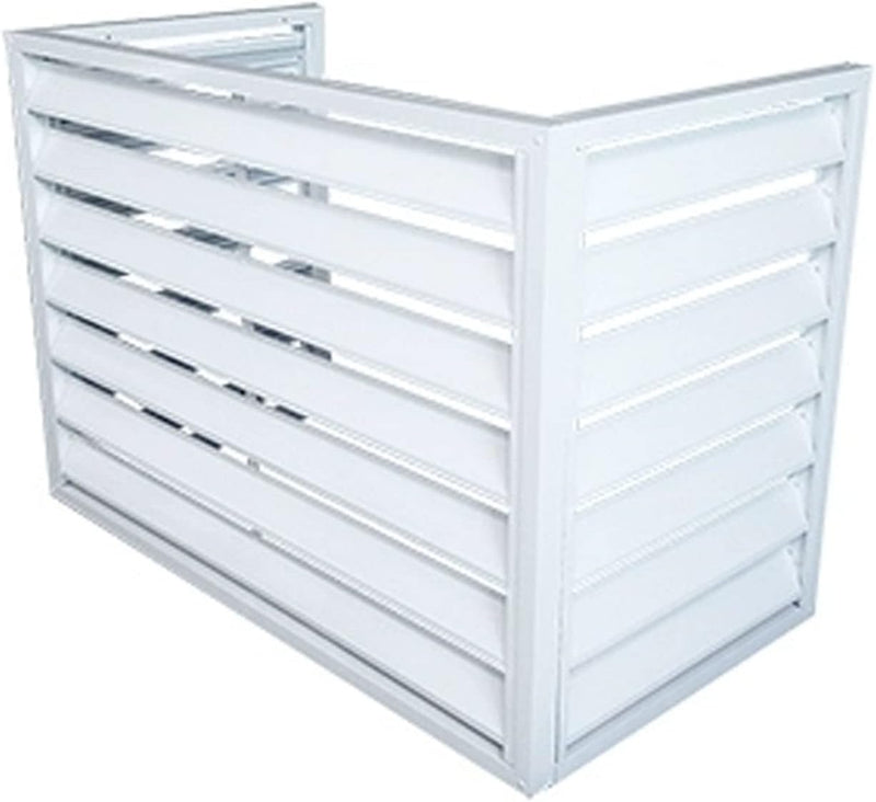  Housse Décorative Pour Climatiseur Mini Split - Écran De Protection Extérieur Pour Dissimuler Les Unités - Protection élégante Et Résistante Aux Intempéries Pour L'arrièr