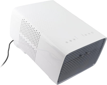  Hztyyier Climatiseur Portable, Chaleur Fraîche à Double Utilisation à Faible Bruit De Climatiseur Compact à Faible Bruit Avec Télécommande, Pour La Salle D'étude (Plug UE 220V)
