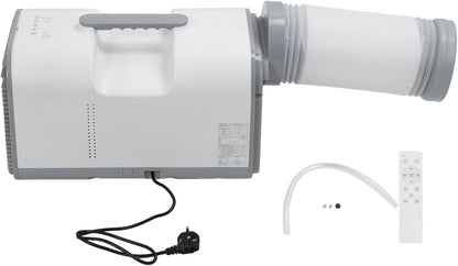  SIXRUN Climatiseur Portable, 4095BTU 420W Refroidissement Déshumidification AC Compact Avec Télécommande Pour Tente De Camping Caravane Remorque (Prise UE 220V)