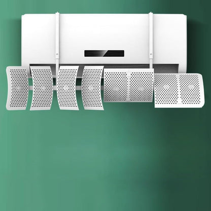 GENERIC Déflecteur De Climatiseur Avec 8 Feuilles Réglables Montage Mural Facile (filtre à Charbon)