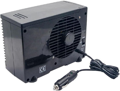  Baceyong Climatiseur De Voiture à 2 Vitesses - Ventilateur De Bureau Portable - 12 V - Climatiseur à Domicile - 2 Vitesses - Ventilateur De Bureau Portable - 12 V
