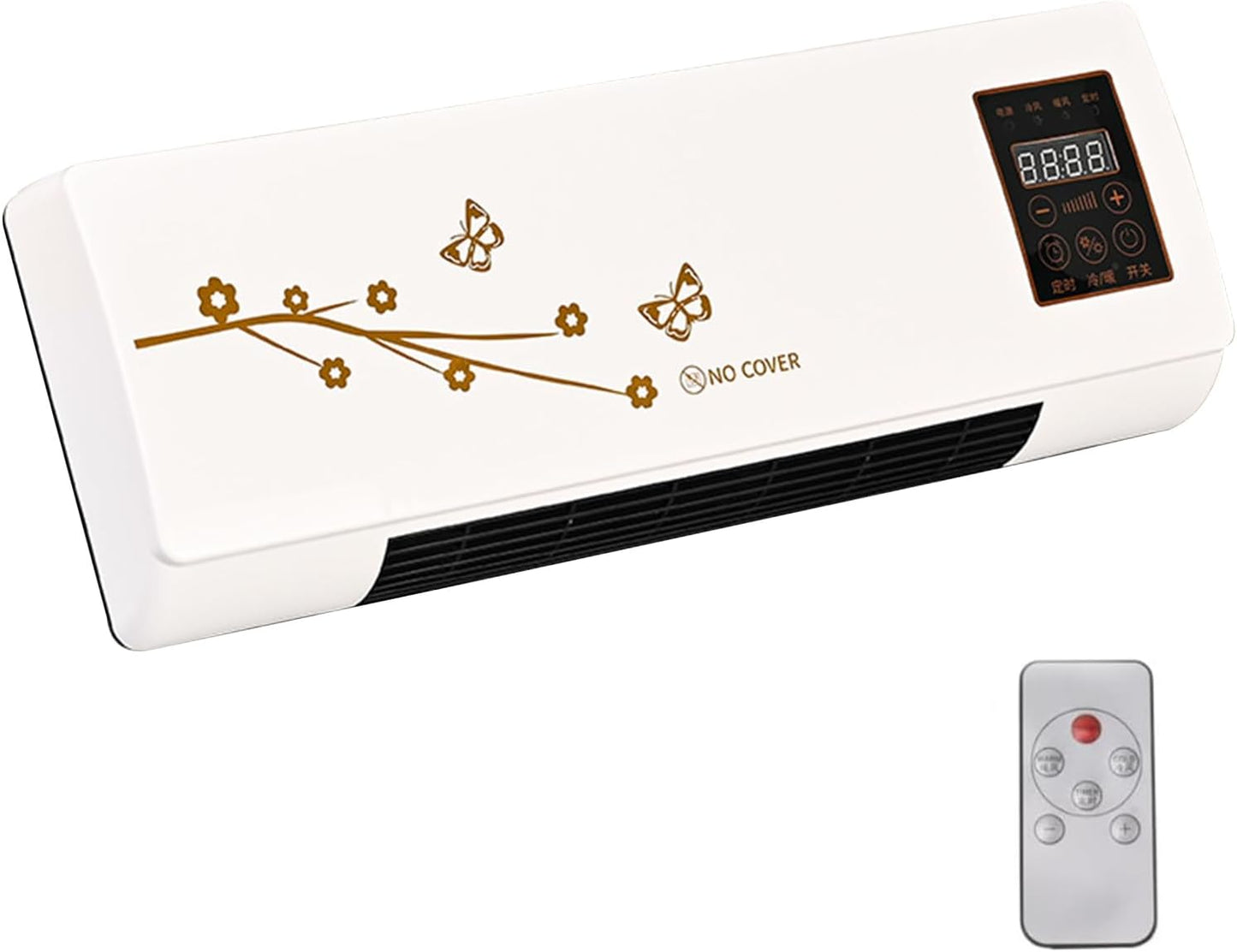  Climatiseur Murale Sans Gain | Climatiseur Portable - Climatisation Et Chauffage Avec Télécommande Minuteur 24 Heures Pour Chambre Appartement Salon Camping Salle De Bain Voiture Maison