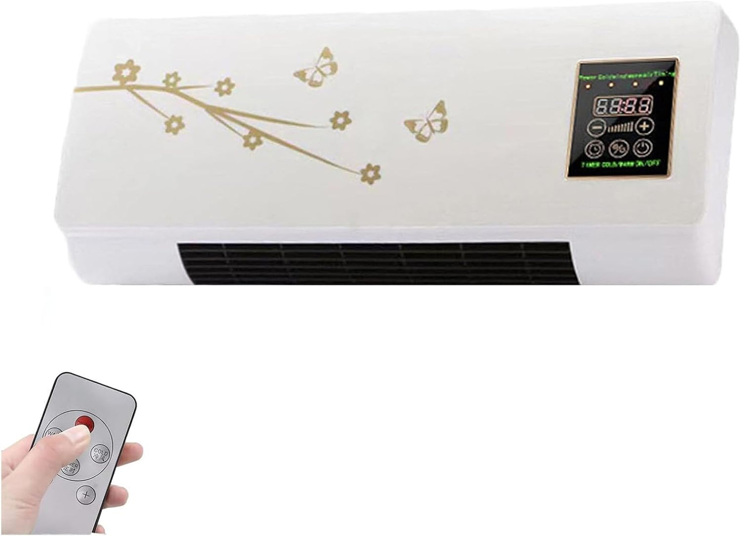  Air Conditionnement Ventilateur Portable Climafy 2 En 1 Refroidissement Et Chaud Sans Installation Télécommande Compact Ideal Office Home Fan