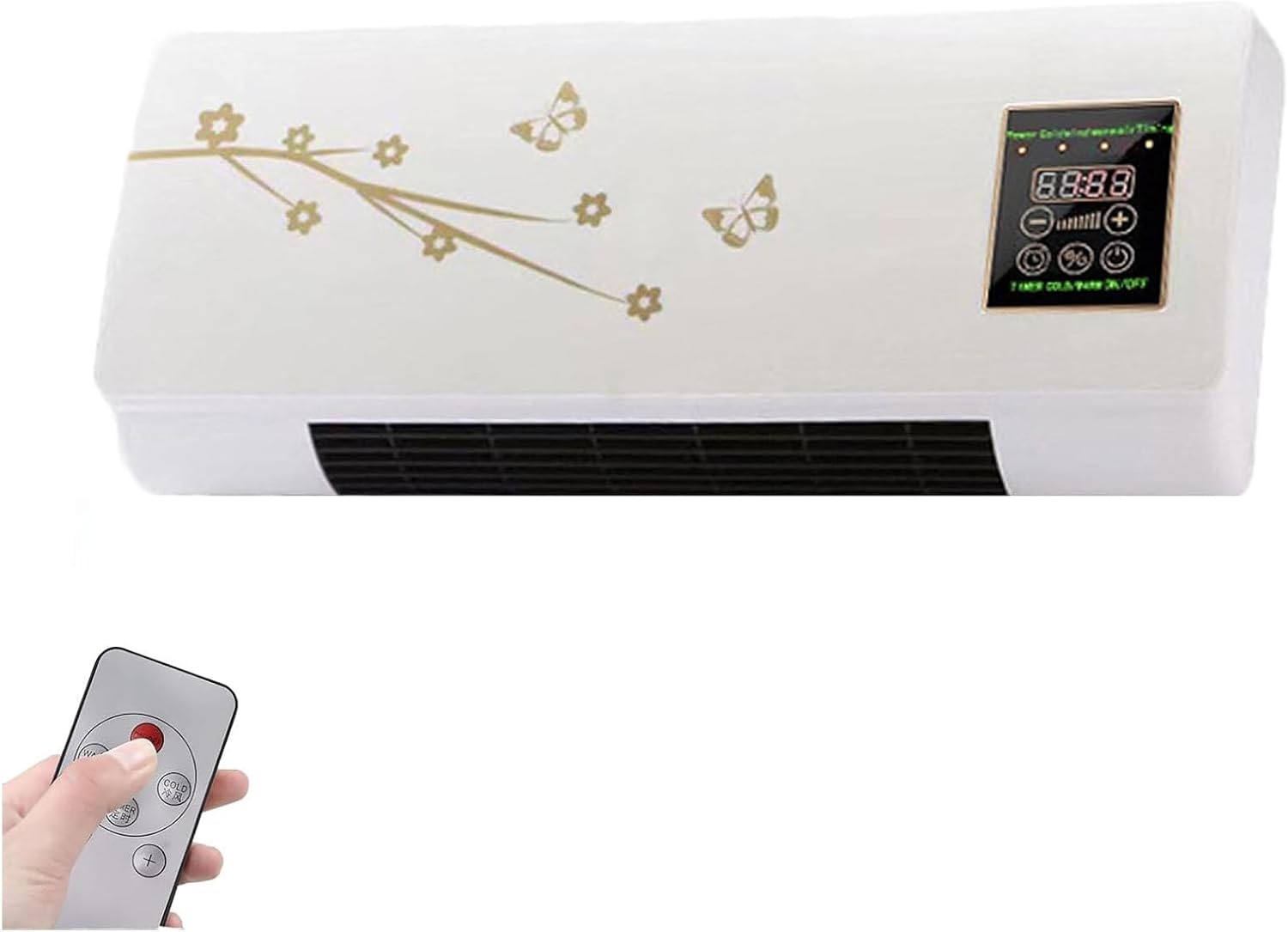  Air Conditionnement Ventilateur Portable Climafy 2 En 1 Refroidissement Et Chaud Sans Installation Télécommande Compact Ideal Office Home Fan