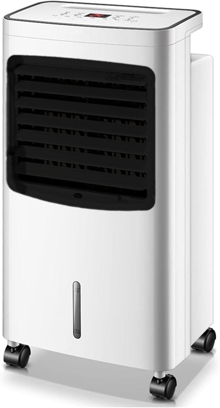  Refroidisseur évaporatif Portable - Unité De Refroidissement Par évaporation Portable Avec Télécommande, Efficace Sur Le Plan énergétique Pour La Maison, Flux D'air Réglable, Conception Légère Et Comp