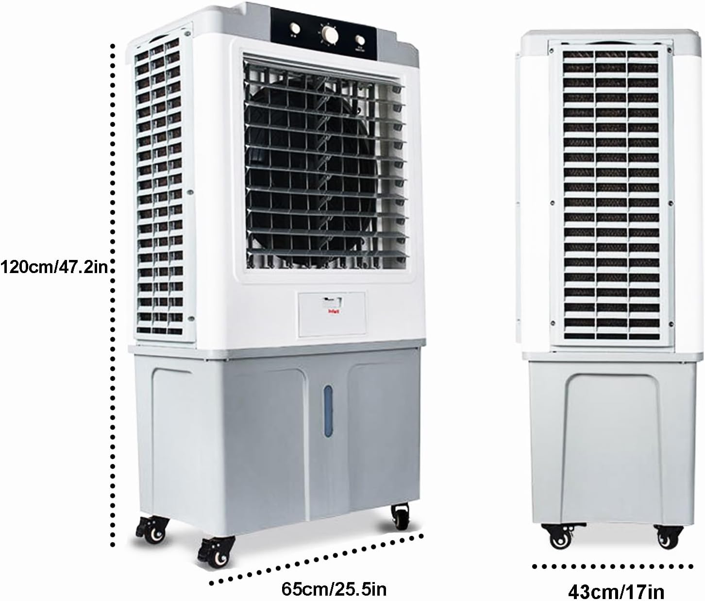  Home Essentials, Climatiseur Portable Avec Réservoir D'eau De 70 L | Aucune Fenêtre Nécessaire Pour Garage, Cour, Usage Commercial | Unité De Refroidi