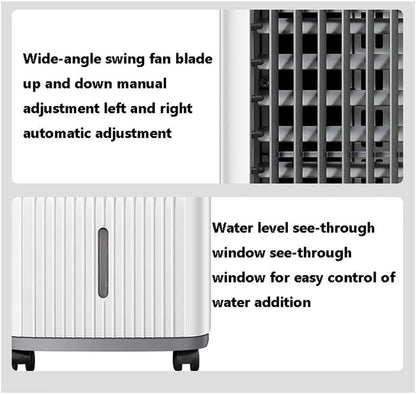  Refroidisseur D'air Pour Bureau à Domicile Refroidisseur D'air Portable 7L, Climatiseur Portable 10 000, 3 Vitesses De Ventilateur, 3 Vitesses De Ventilateur, Minuterie De 24 Heures, Télécommande