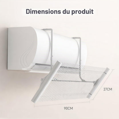  Déflecteur Climatiseur Universel,Déflecteur Réglable Pour Climatiseur Métal Pare Brise Air Conditionné Anti Direct Blowing Déflecteur Bouclier De Climatiseur Froid Pour La Maison