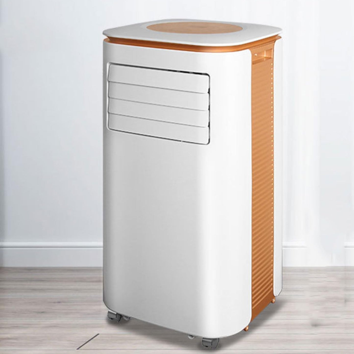 GENERIC Climatiseur Portable Avec Télécommande, Minuterie 24h, Ventilateur De Refroidissement Et Déshumidificateur, 2 Vitesses Et 3 Modes, Oscillation à 120° Pour Chambre Et Bureau