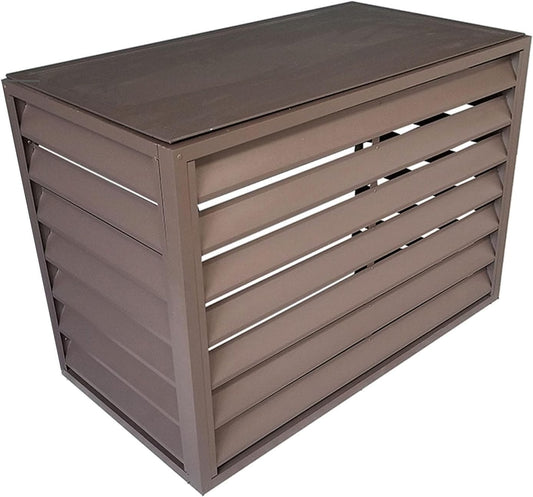 GENERIC Housse De Protection En Aluminium Pour Climatiseur – Clôture Décorative Résistante Aux Intempéries Pour Climatisation Et Pompe à Chaleur