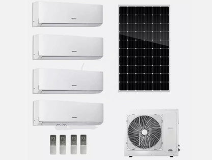 GENERIC Onduleur Solaire 36000BTU Multi Zones 18 K Climatiseur Et Chauffage Divisés – 2 Zones