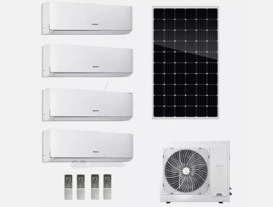 GENERIC Onduleur Solaire 36000BTU Multi Zones 18 K Climatiseur Et Chauffage Divisés – 2 Zones