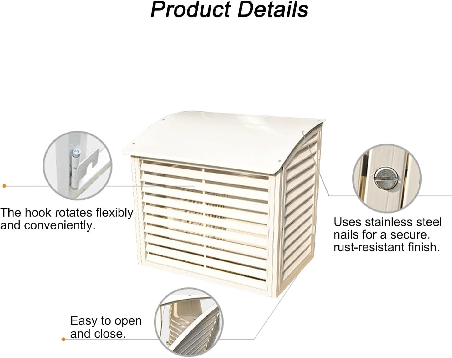 GENERIC Housse De Protection Imperméable Pour Climatiseur Extérieur, 100 X 50 X 85 Cm, Résistante Aux Intempéries Pour Climatisation Et équipement De Piscine, Résistante Aux Intempéries.