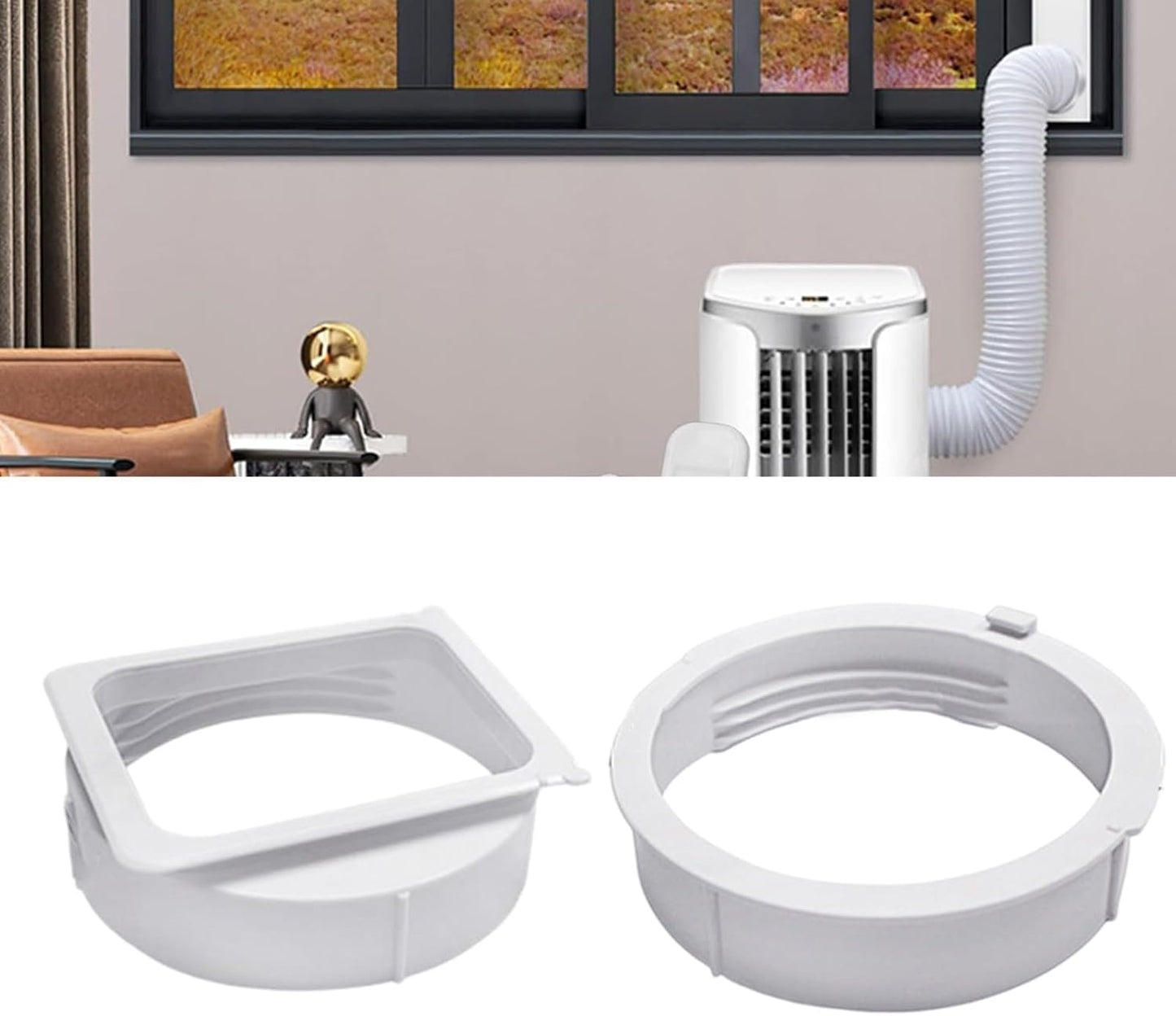  Adaptateur De Tuyau D'évacuation De Climatisation, Connecteur De Tuyau D'interface Pour Climatiseur Mobile Portable (KY-35 15 Cm)