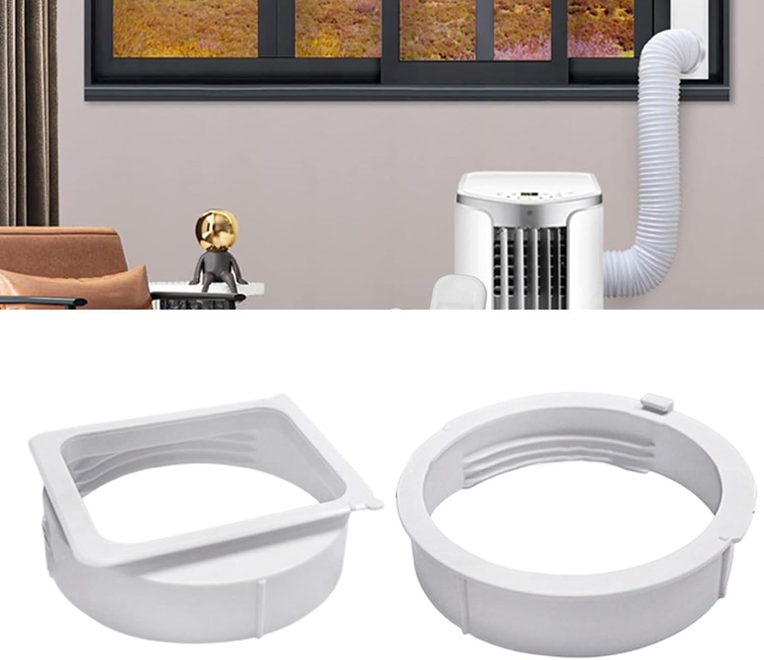  Adaptateur De Tuyau D'évacuation De Climatisation, Connecteur De Tuyau D'interface Pour Climatiseur Mobile Portable (KY-35 15 Cm)