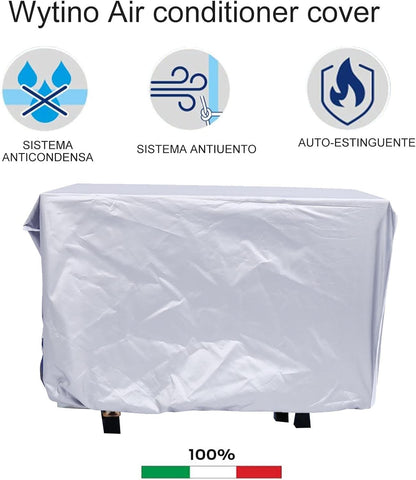  Housse Climatiseur Exterieur Couvercle Anti-poussière Pour Climatiseur Extérieure Extérieur Housse Climatisation Imperméable Couverture Extérieure De Climatiseur Pratique Pour