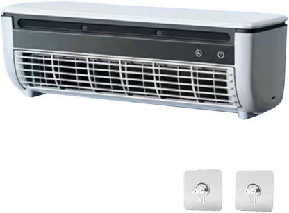  Refroidisseur D'air Mural Sans Fil De 6000mAh Avec Télécommande, Ventilateur Silencieux Pour Le Dortoir De Bureau De Chambre à Coucher, Unité De Climatisation Personnelle Portable, Réglages à 3 Vitess
