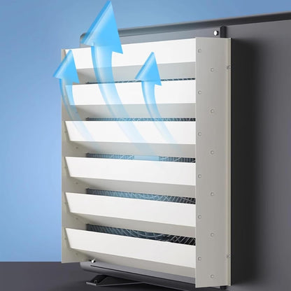 GENERIC Climatiseur Extérieur R 60 X 60 Cm Pare-vent Réglable Protection Anti-tourbillon Pour Unités Extérieures Empêche L'air De Souffler Directement