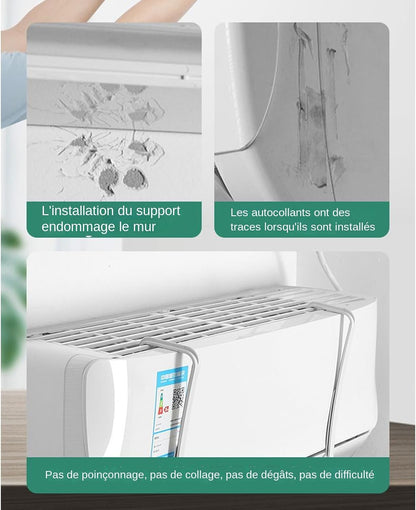  Déflecteur De Climatisation,Déflecteur D'Air Réglable Multi-Position | Coupe-Vent Rétractable Murale Pour Chambre Maison Bureau Temps Chaud