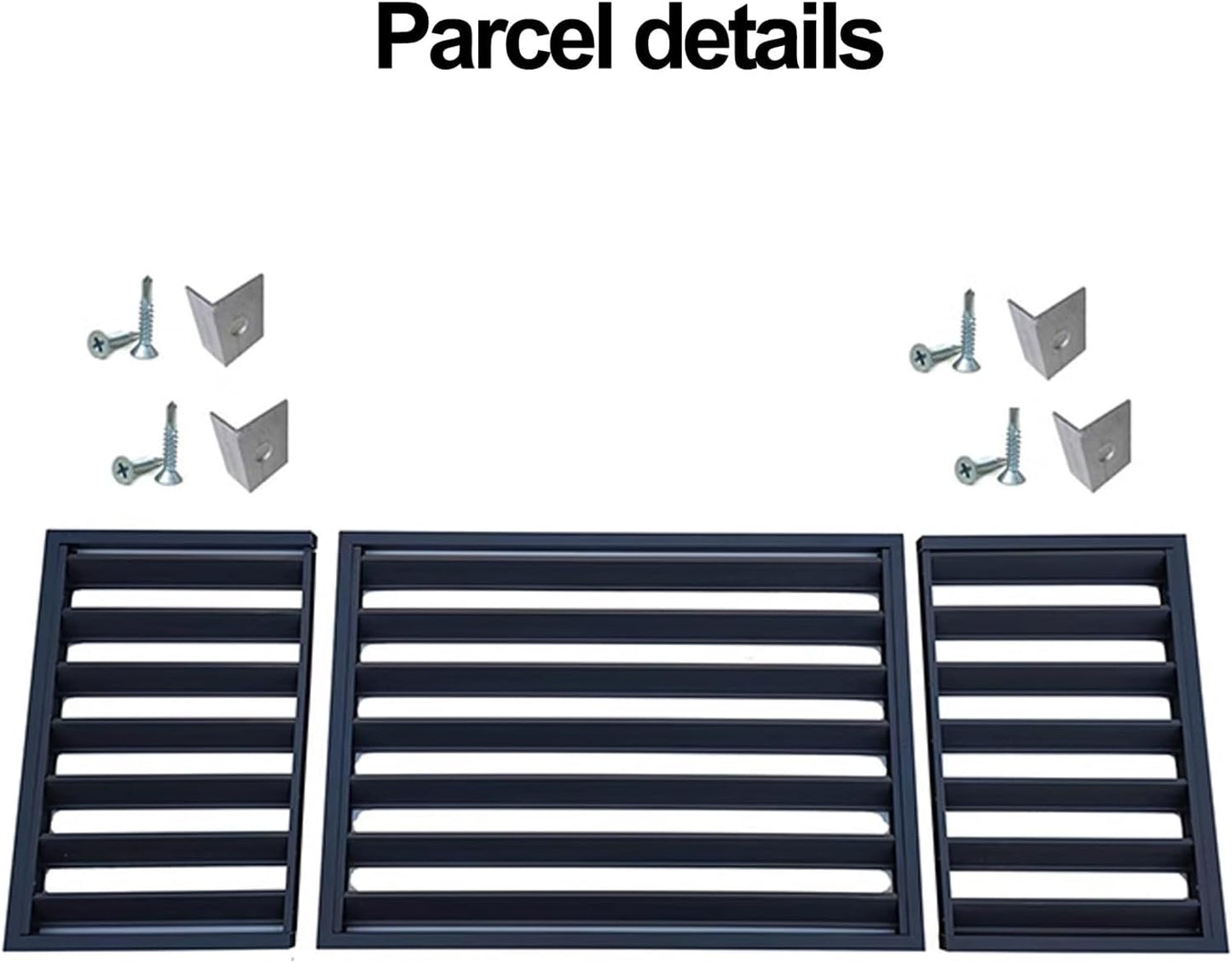  Housse De Protection En Métal Résistante Aux Intempéries Pour Pompe à Chaleur Et Climatiseur - Pour Unité De Climatisation Extérieure - 110 X 60 X 80 Cm - Pour Condensateurs Muraux Extérieurs