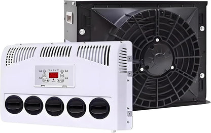 GENERIC Climatiseur Pour Cabine De Camion 11000 BTU, Climatiseur Mobile Split 12V/24V Pour Camions Semi-remorques, Bus, VR, Caravane