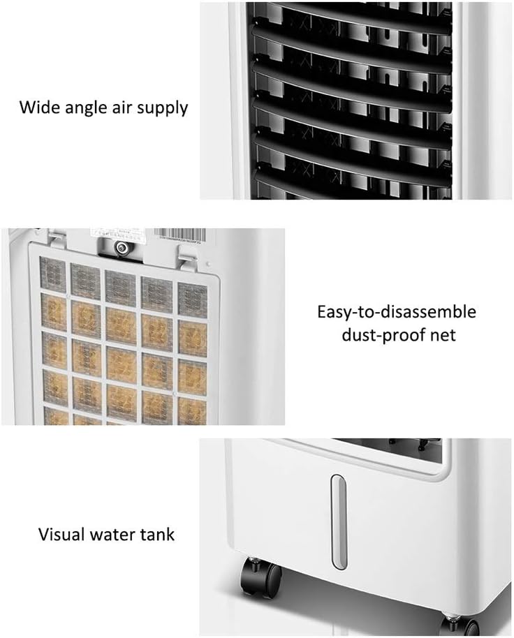 GENERIC Refroidisseurs D'air Spatiaux Sans Pales De Bureau De Ventilateur De Climatiseur Portatif, Refroidissement Unique Ultra-Silencieux Pour Unité De Climatisation De Chambre à Coucher, Ventilateur