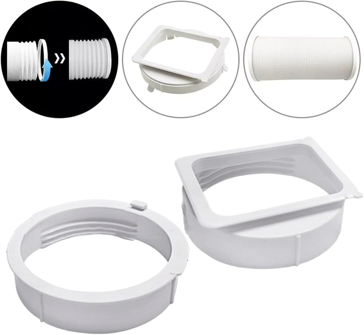  Adaptateur De Tuyau D'évacuation De Climatisation, Connecteur De Tuyau D'interface Pour Climatiseur Mobile Portable (KY-35 15 Cm)